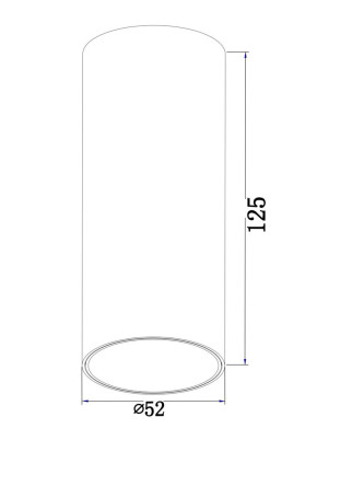 Потолочный светодиодный светильник Maytoni Technical Focus Led C056CL-L12B4K