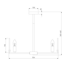 Потолочная люстра Eurosvet Marble 60158/5 латунь