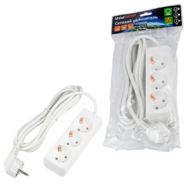 Удлинитель Uniel Ultra 3гн х 3м с/з S-GCU3-3 White UL-00010001
