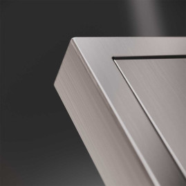 Клавиша для выключателя/переключателя одноклавишного, S70 Metal (никель) Voltum VLSM000111