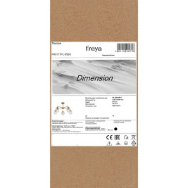 Потолочная люстра Freya Измерение / Dimension FR5177PL-05BS