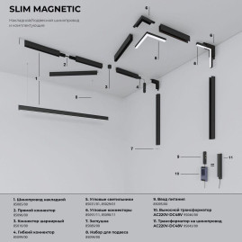 Заглушка Elektrostandard Slim Magnetic (2 шт.) 85134/00 a064724