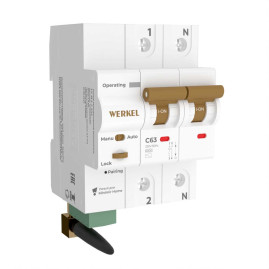 Автоматический выключатель Werkel (Умный дом) 2P 63A C 6kA W1002P6301 a063127