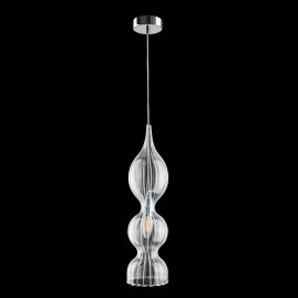 Подвесной светильник Crystal Lux Iris SP1 B Transparent