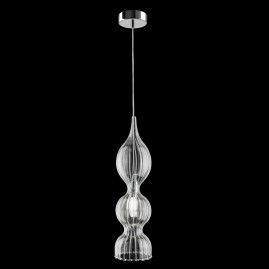 Подвесной светильник Crystal Lux Iris SP1 B Transparent