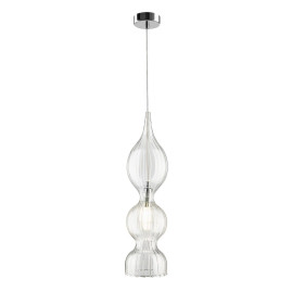 Подвесной светильник Crystal Lux Iris SP1 B Transparent