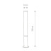 Уличный светильник Nowodvorski Mia Led M Black 11374