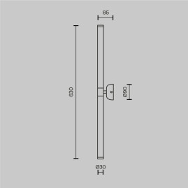 Подсветка для зеркал Maytoni Axis MOD106WL-L16W3K