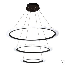 Подвесной светодиодный светильник Crystal Lux Manzana SP67W Led  Black