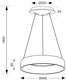 Подвесной светодиодный светильник Deko-Light Sculptoris 342184