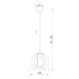 Подвесной светильник TK Lighting 6597 Jaula