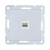 Розетка телефонная RJ-12 LK Studio LK80 серебристый металлик 845503-1