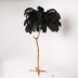 Торшер Imperium Loft Страусиные Перья Feather Lamp A Modern Grand Tour Черный 189584-22