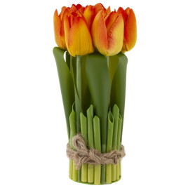 Цветочная композиция &quot;Тюльпан&quot;, L8,5 W8,5 H18 см
