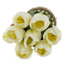 Цветочная композиция &quot;Тюльпан&quot;, L8,5 W8,5 H18 см