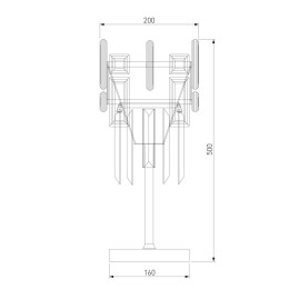 Настольная лампа Bogates Lago 01108/1 Strotskis