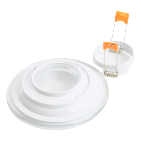 Светильник встраиваемый Feron DL8270 потолочный MR16 G5.3 прозрачный, белый 51151