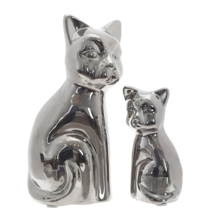 Набор из 2-х фигурок декоративных &quot;Кот&quot;, L13,5 W7 H16 см