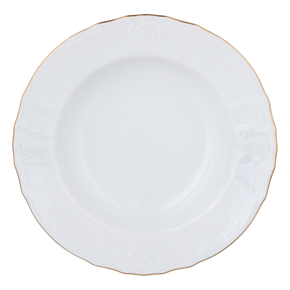 Набор глубоких тарелок 23см.6шт.&quot;Бернадот белый 311011&quot; Bernadotte