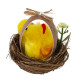 Набор из 2-х изделий декоративных &quot;Гнездо пасхальное&quot; (5,5*5), L11 W6 H6 см