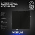 Выключатель встраиваемый Voltum S70 двухклавишный 10А, (черный матовый) VLS020108