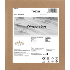 Потолочная люстра Freya Измерение / Dimension FR5177PL-08BS