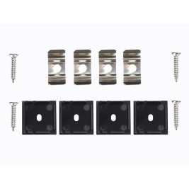 Профиль накладной LEDS POWER СПН3030 алюм. черный с призм.рассеивателем 2м 008509