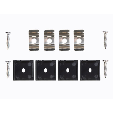 Профиль накладной LEDS POWER СПН3030 алюм. черный с призм.рассеивателем 2м 008509