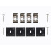 Профиль накладной LEDS POWER СПН3030 алюм. черный с призм.рассеивателем 2м 008509