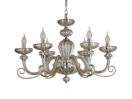Подвесная люстра Newport 8626/C chrome cognac М0071597