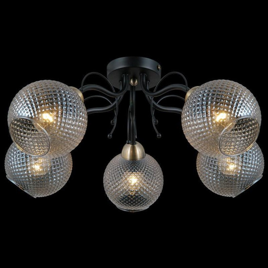 Потолочная люстра Illumico IL0190-5CSQ-79 BK AB