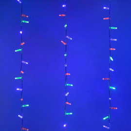 Уличная светодиодная гирлянда Ardecoled занавес 230V разноцветный ARD-Curtain-Classic-2000X2500-Clear-405Led RGB 024851
