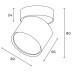 Точечный накладной светильник Hesby Lighting Mysen HSBL_0179
