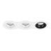 Комплект из светильников и рамки Lightstar Domino Round (214636+214606+214606+214607) D636060607