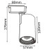 Трековый светильник однофазный Crystal Lux CLT 0.31 007 10W BL