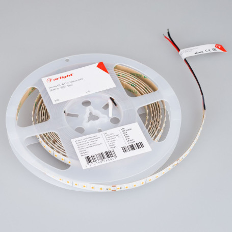 Светодиодная лента Arlight 8W/m 126Led/m 2835SMD дневной белый 5M UL-A126-10mm 24V Day5000 044493
