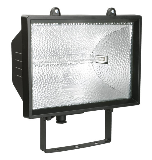 Прожектор галогенный ИО1000 IP54 черный IEK LPI01-1-1000-K02