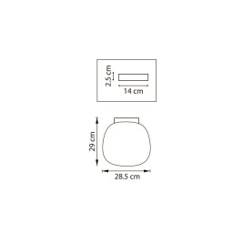 Люстра потолочная 1x12W(led) Е27 белый/матовый Grazia Lightstar 608616