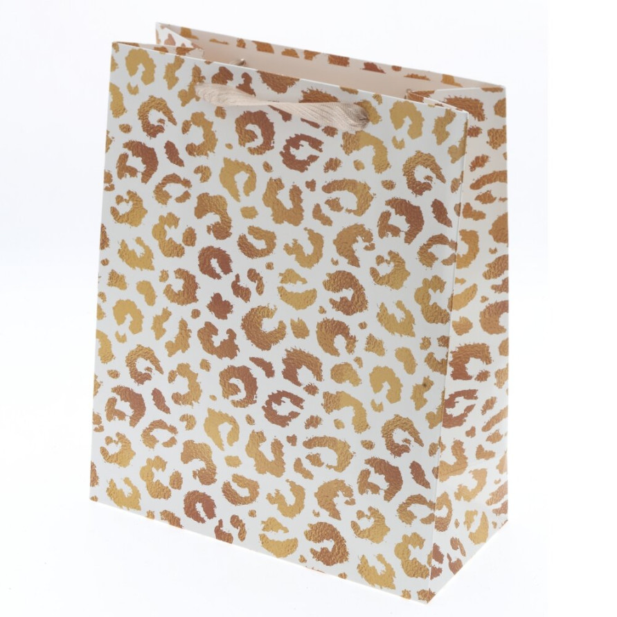 Пакет подарочный M (бумага 230г/м2, блок микс 12шт), L26 W10 H32 см, 4в.