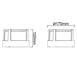 Уличный настенный светодиодный светильник Mantra Creek 8857