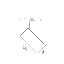 Трековый светильник Lightstar Uno Cct 209106CCT