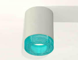 Комплект накладного светильника Ambrella light Techno Spot XS7423004 SGR/BL серый песок/голубой (C7423, N7194)