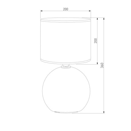 Настольная лампа TK Lighting 5087 Palla