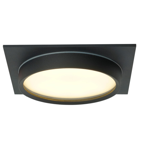 Светильник встраиваемый Feron DL705 потолочный GX70 черный квадрат IP44 51108