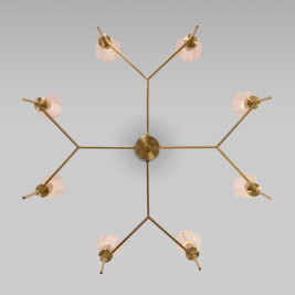 Потолочная люстра Eurosvet Prism 60143/8 латунь