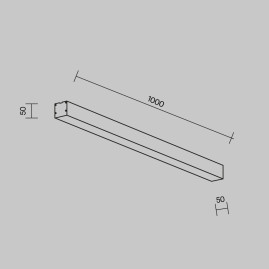 Линейный светильник Maytoni Technical LL311020