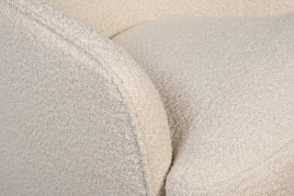 Кресло поворотное букле бежевое