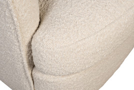 Кресло поворотное букле бежевое