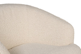 Кресло поворотное букле бежевое