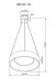 Подвесной светодиодный светильник MyFar Shannon MR2192-1PL